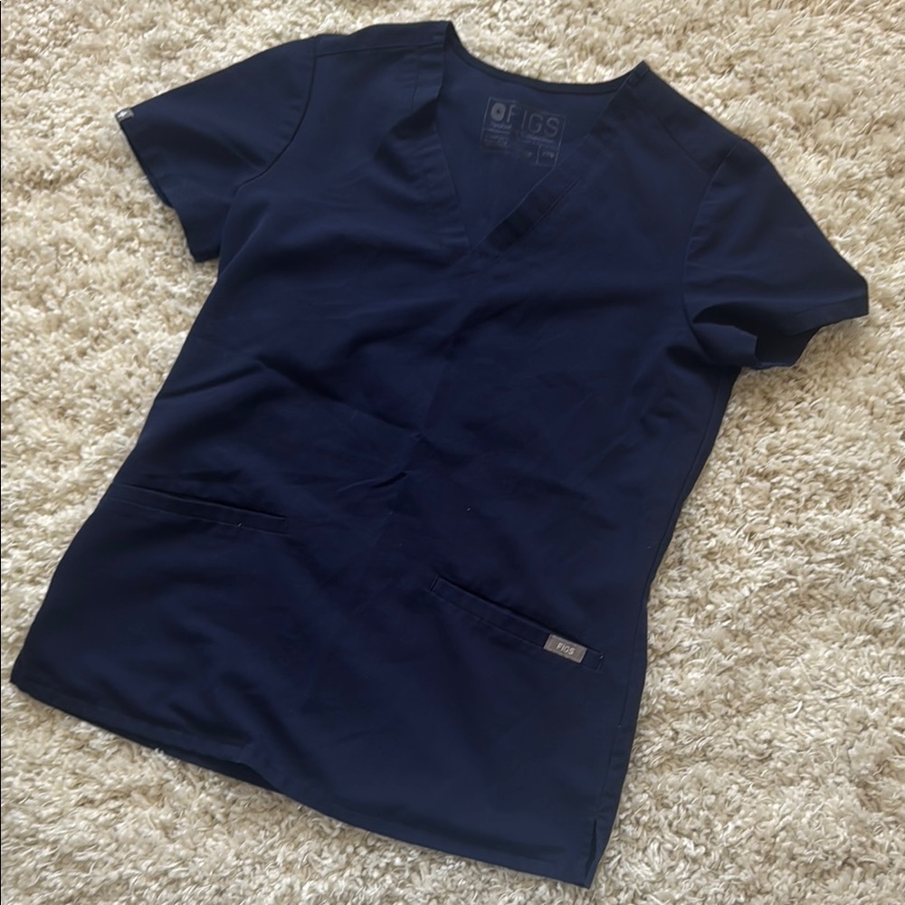 +FIGS+ Women's Navy XXS Scrub Top